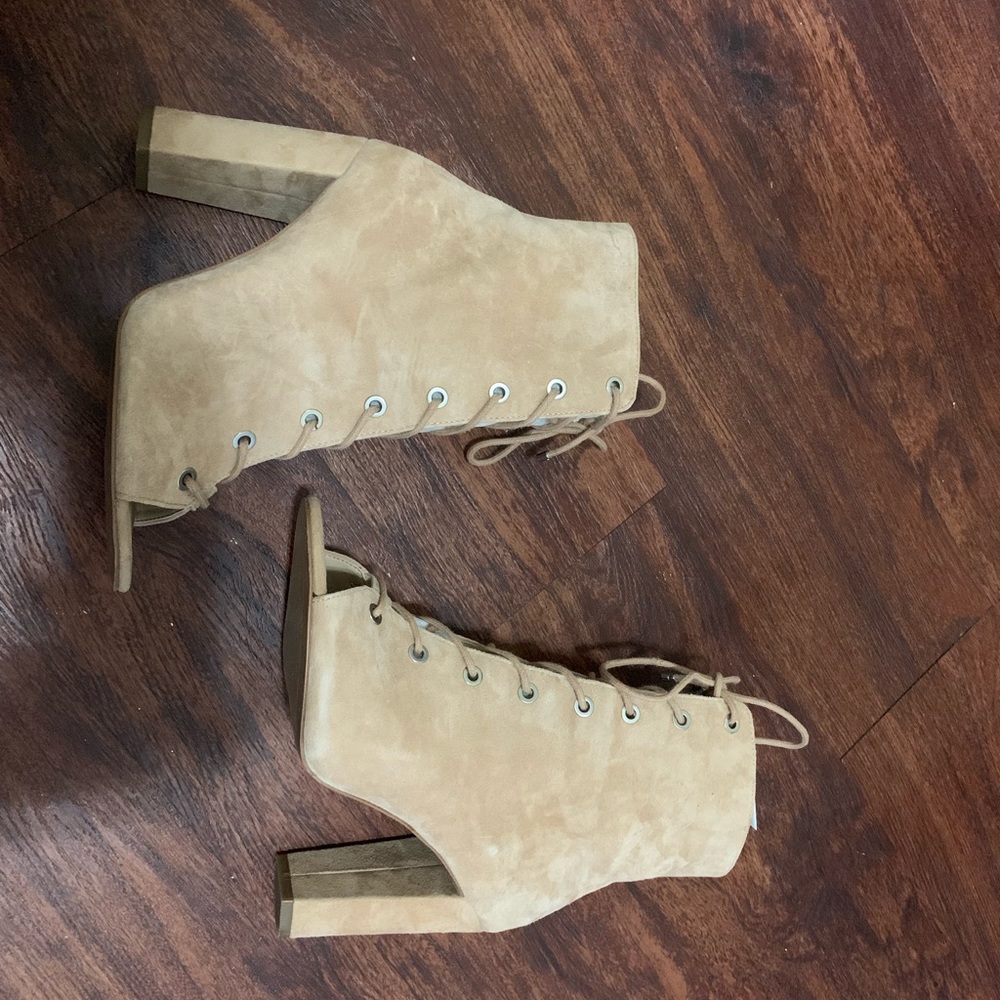 Latte colored heels